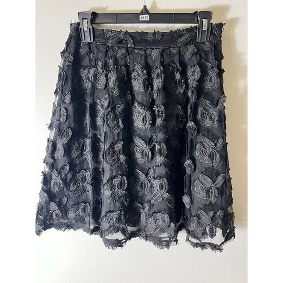 Ali and Jay Black Floral Skirt Sz S - Picture 1 of 3